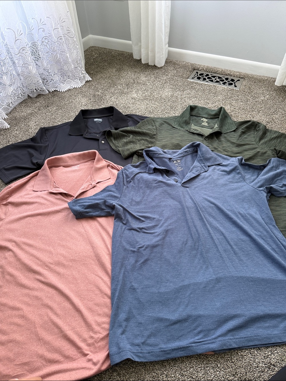 adidas Men's Polo Pack - Blue, Pink, Green, Black